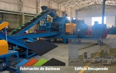 COPESA reafirmó compromiso con la planta de tratamiento de neumáticos fuera de uso 