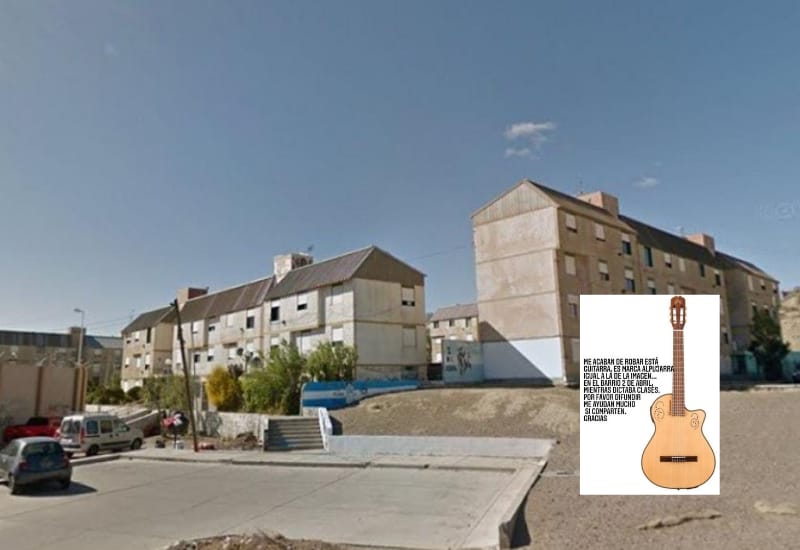 Le robaron una guitarra a un profesor mientras brindaba un taller