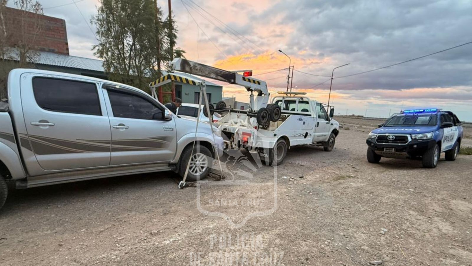 Allanamiento en Pico Truncado: secuestran una camioneta en una causa por robo