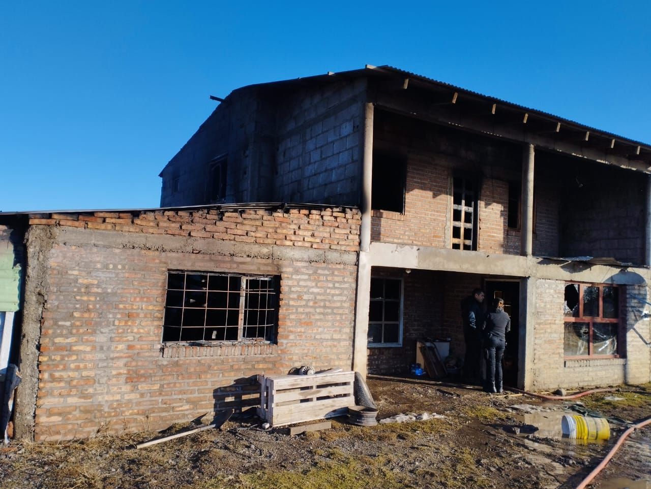 28 de Noviembre: Bomberos logran extinguir incendio en Zona de Chacras 