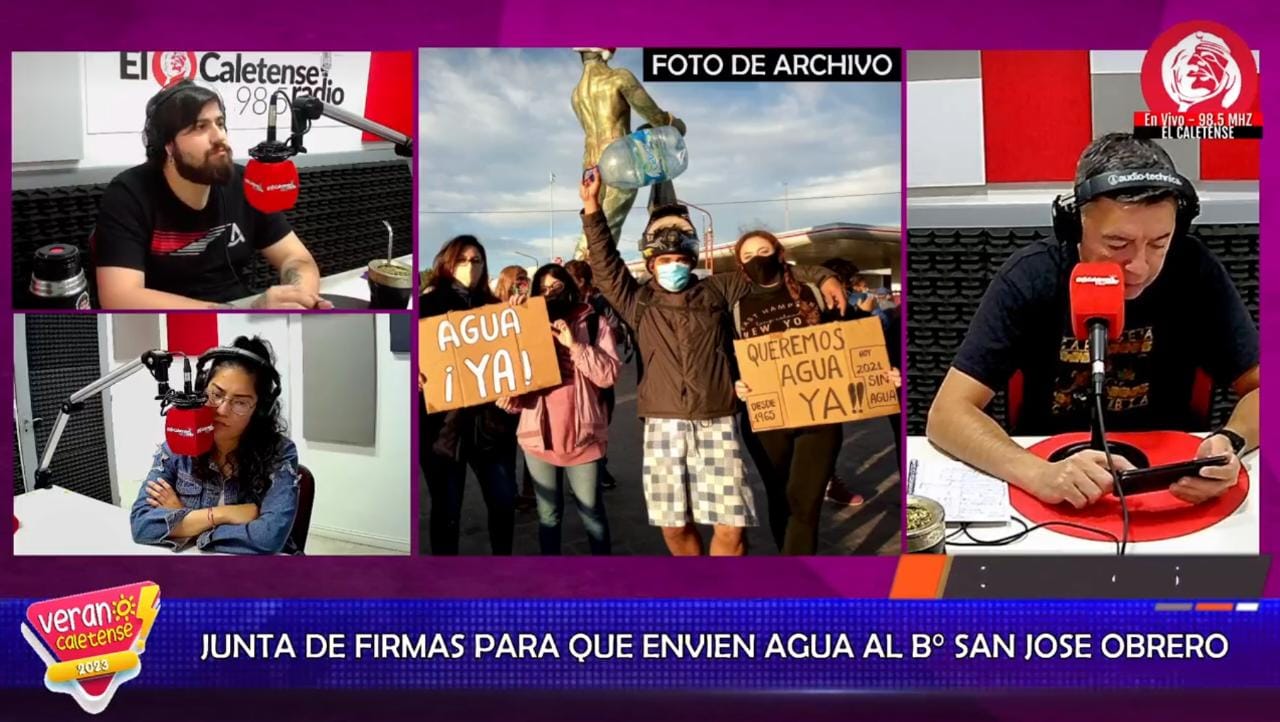 Vecinos del B° San José Obrero juntan firmas para que llegue el agua