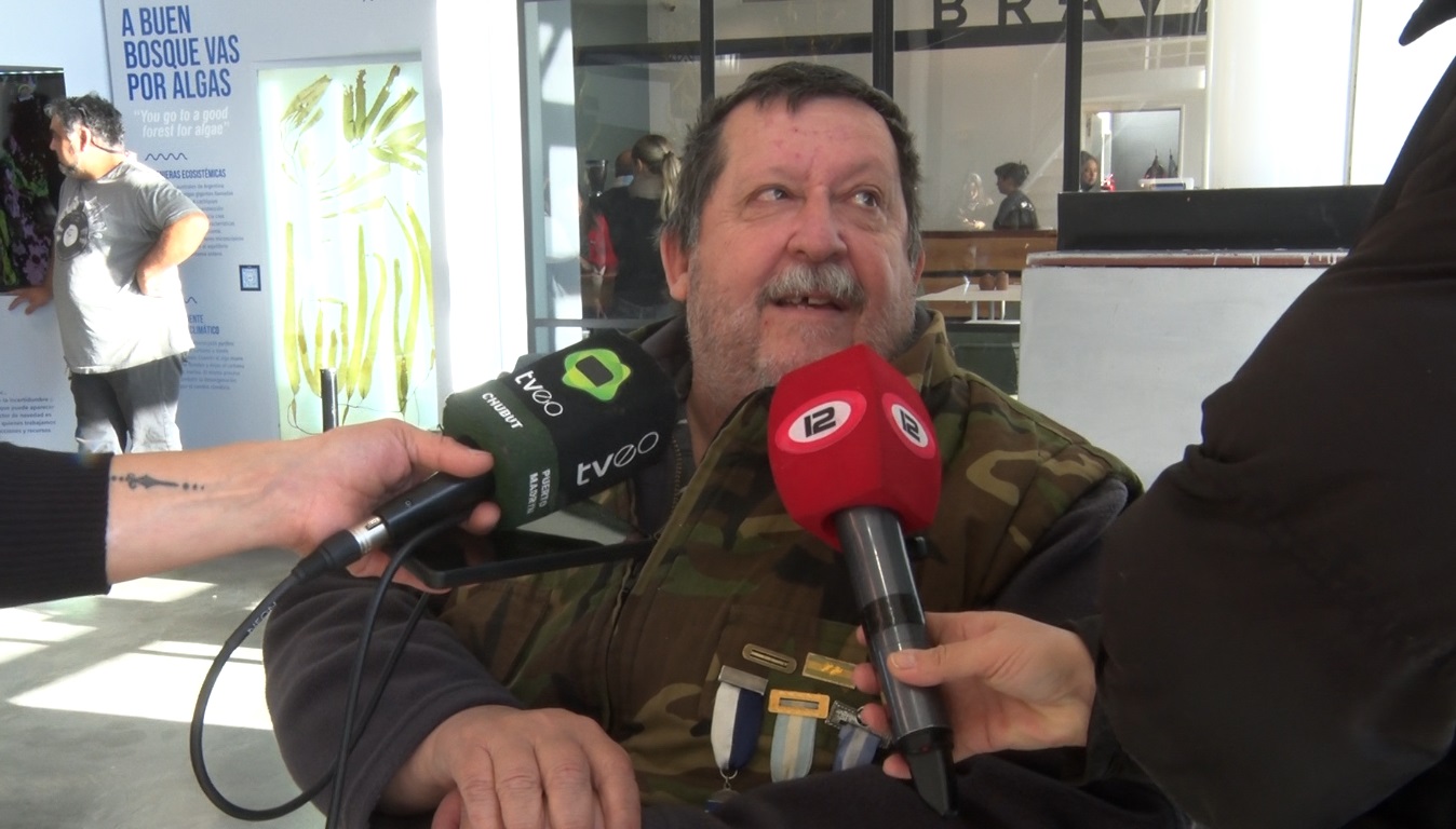 Un veterano de Malvinas: 