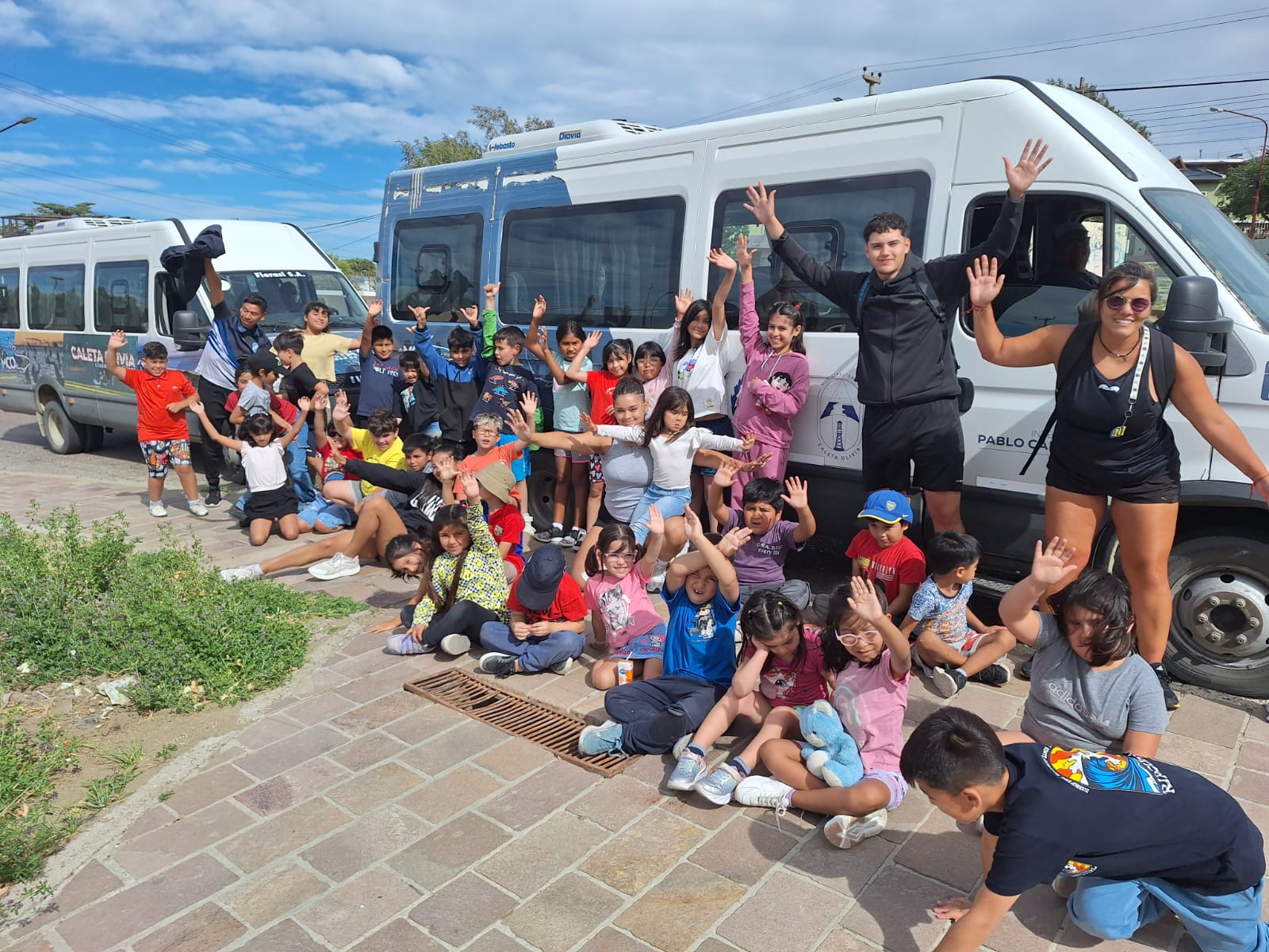 Diversión: los colonos de Caleta Olivia disfrutaron de una tarde de cine 
