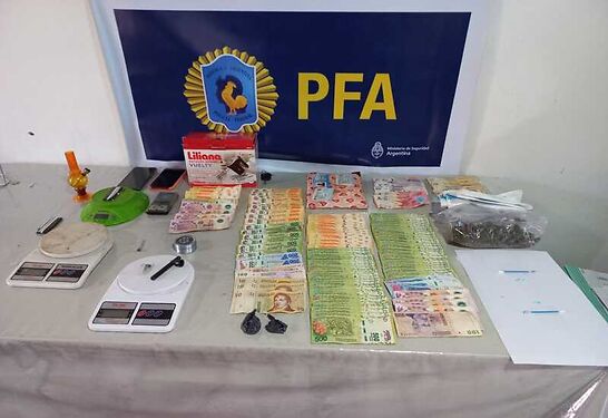 La Policia Federal Argentina desbarató una banda dedicada al narcomenudeo
