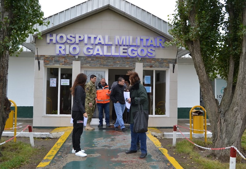 El Centro operativo de emergencias recorrió el Hospital Militar de Río Gallegos