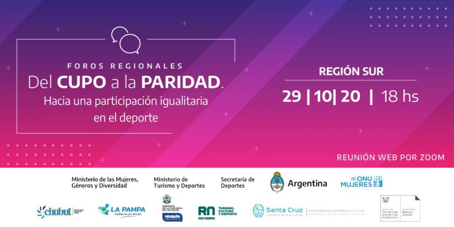 Convocan a participar del Foro Regional 