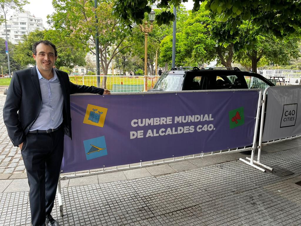 Carambia habló de ahorro de energía, coparticipación y su apoyo a Larreta