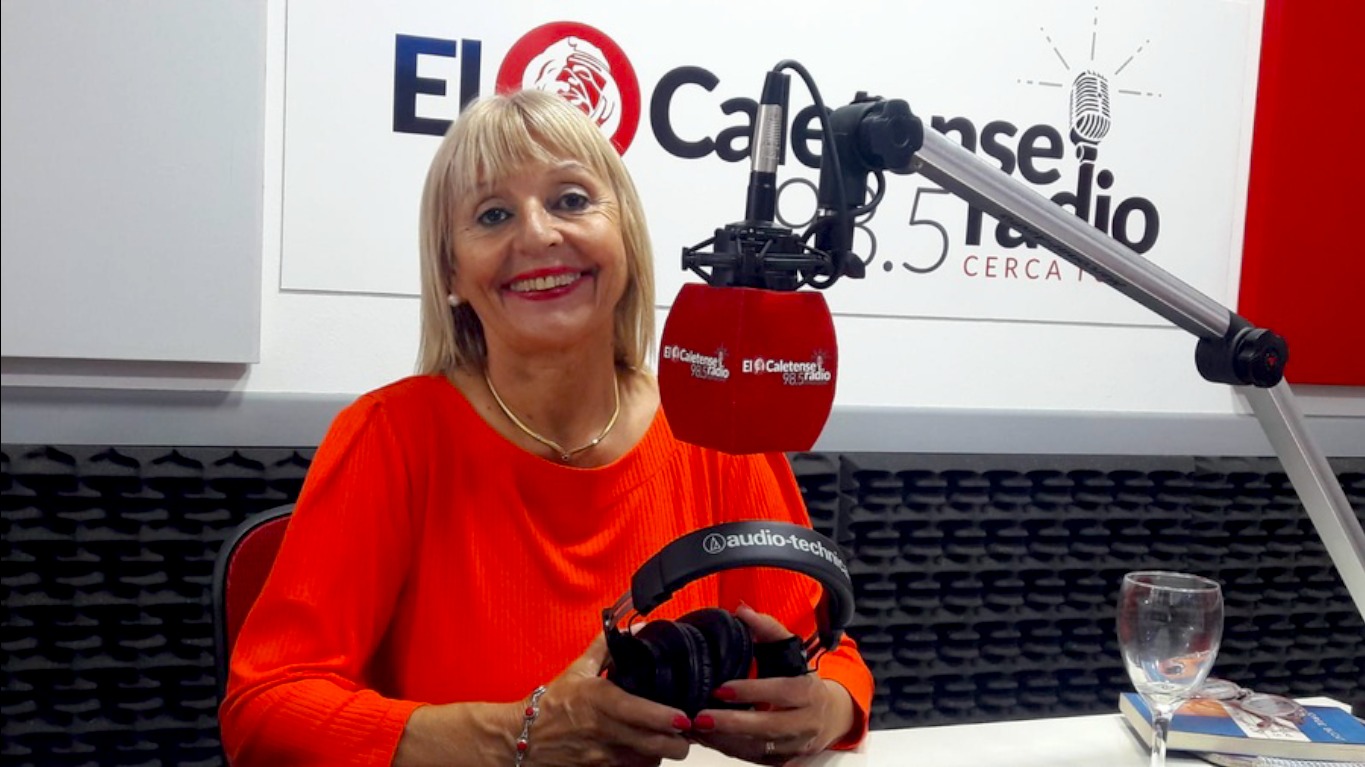 Magdalena García nominada al Martin Fierro Federal por su programa en El Caletense Radio