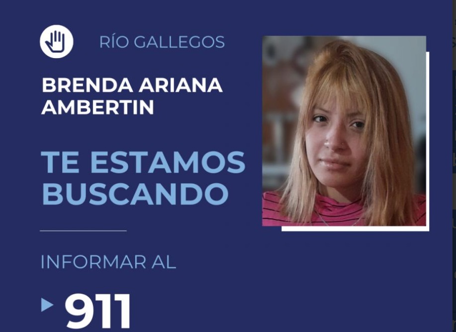 Se solicita colaboración para dar con el paradero de Brenda Ariadna Ambertin de 15 años 