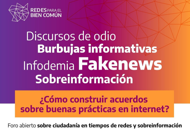 Se llevará a cabo un foro abierto sobre ciudadanía en tiempos de redes y sobreinformacion