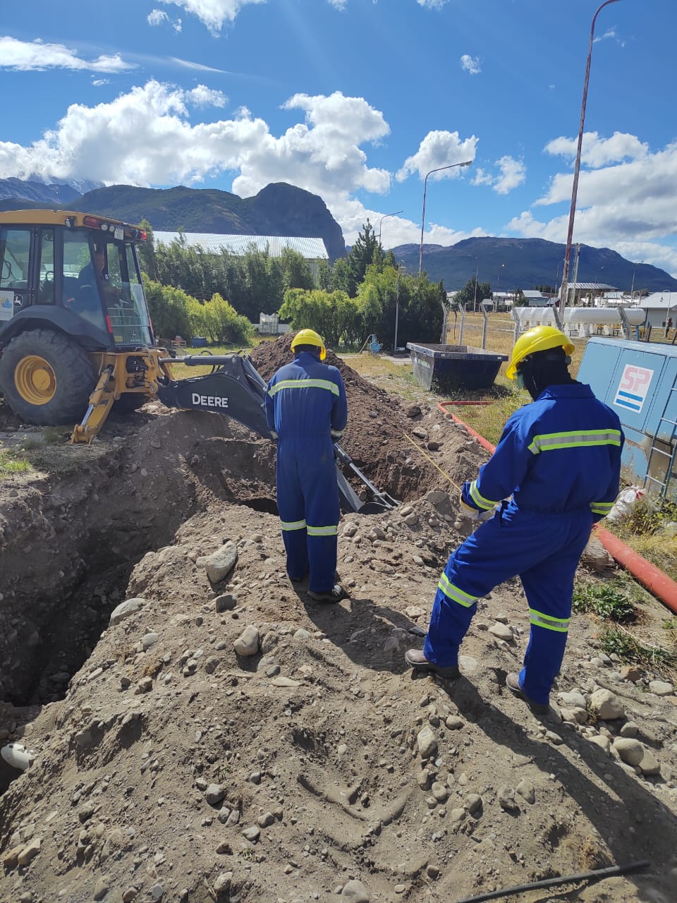 Avanza la construcción de la nueva Planta Cloacal de El Chaltén