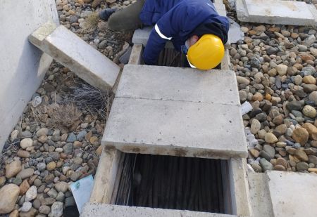 Continúa la obra con fibra óptica para detectar interrupciones de energía