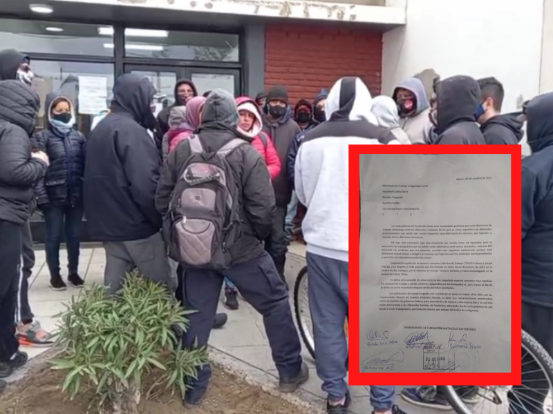 Santa Cruz Sustentable realizó una nueva presentación ante el ministerio de trabajo provincial