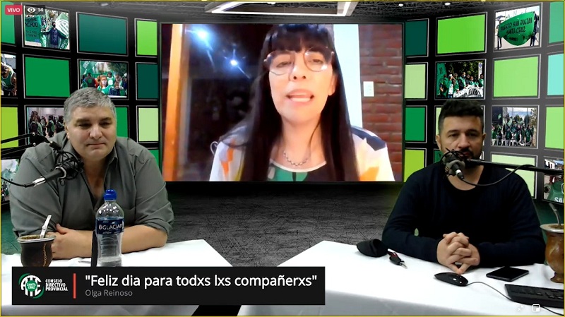 ATE Santa Cruz celebró el dìa del Estatal con transmisión en vivo