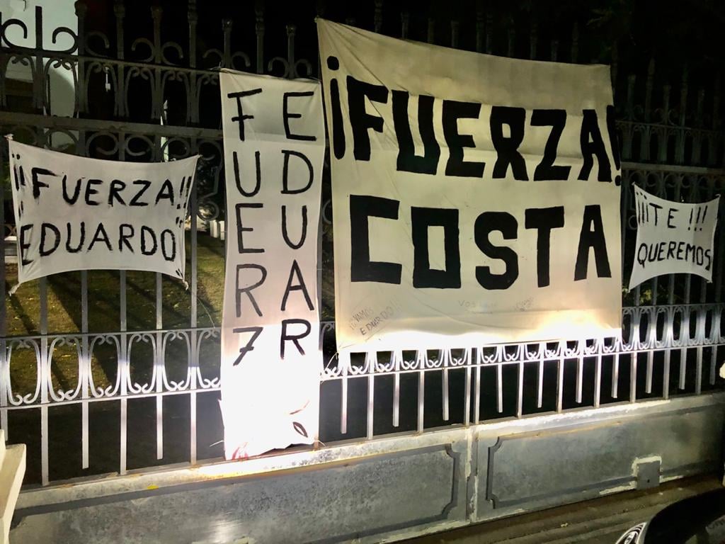 Eduardo Costa agradeció a los médicos por salvarle la vida y dijo 