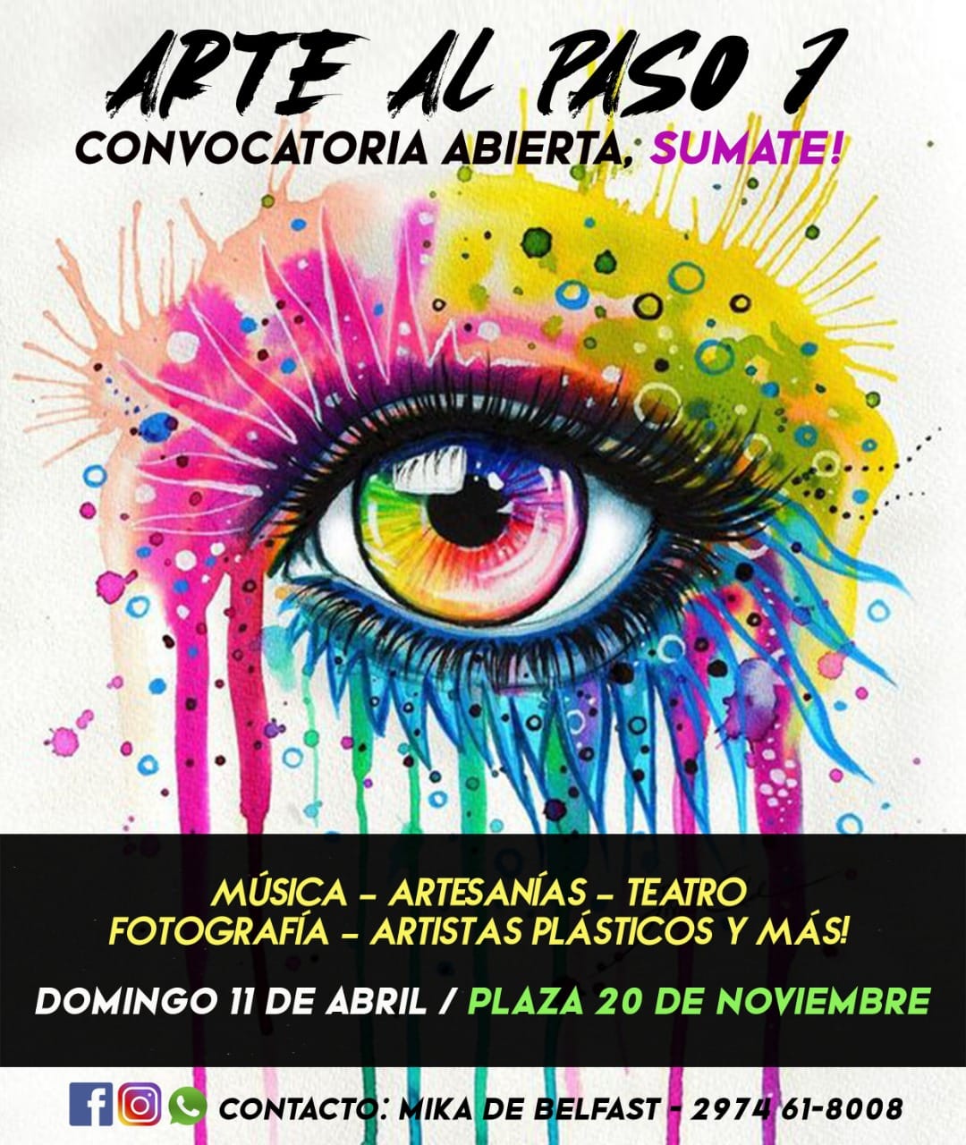 Arte al Paso: Vuelven las expresiones artísticas al aire libre en su séptima edición
