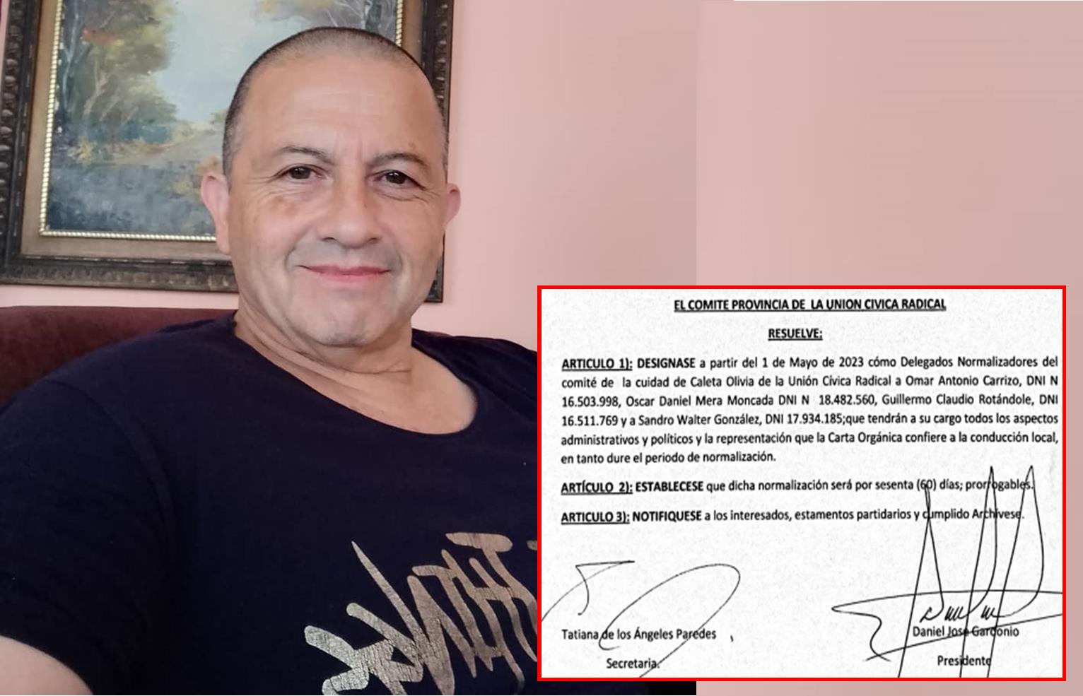 Designan nueva comisión normalizadora en la UCR Caleta Olivia buscando darle mas protagonismo al partido