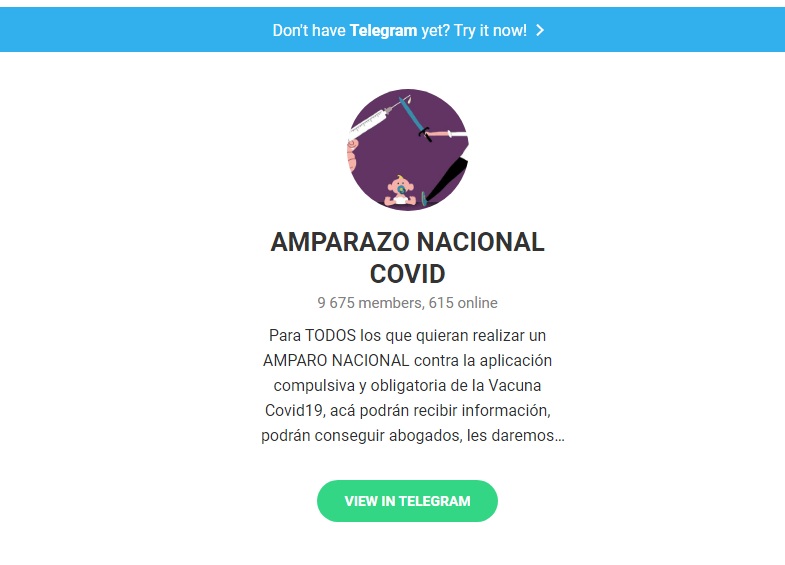 Insólito: por WhatSapp y Telegram, promueven amparos contra la vacuna del coronavirus