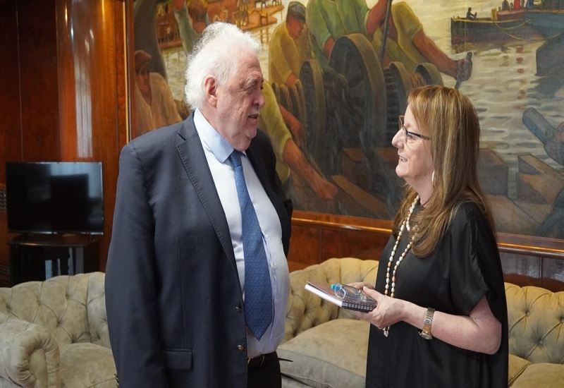 Alicia Kirchner se reunió con el Ministro de Salud de Nación