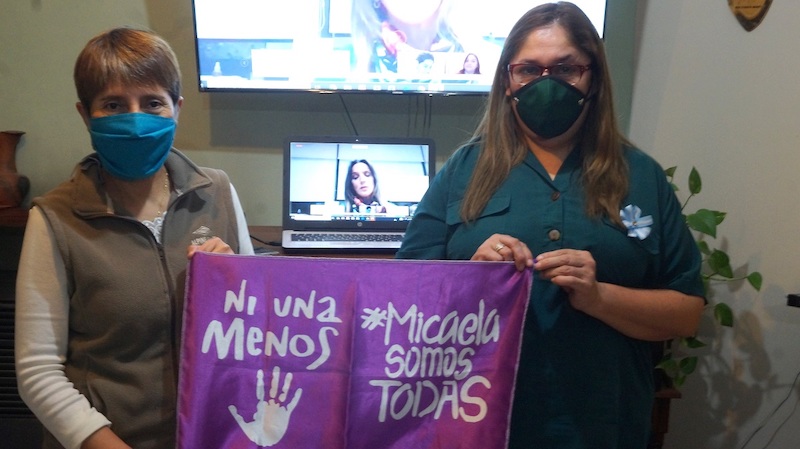 Paola Alvarez participo de una capacitación en políticas de género