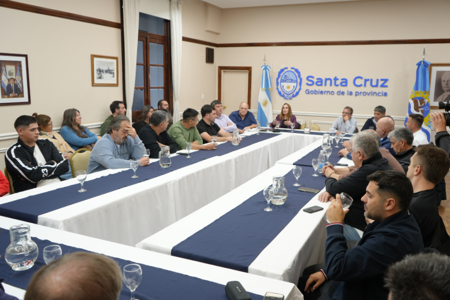 Santa Cruz avanzó en una agenda conjunta para fortalecer la pesca y el empleo