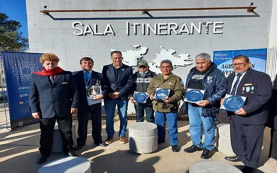 A sala llena se realizó una charla con ex combatientes de Malvinas