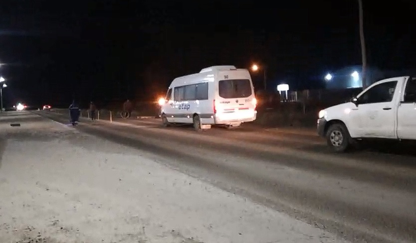 Desocupados cortan el acceso de ingreso a Las Heras y el Yacimiento Los Perales