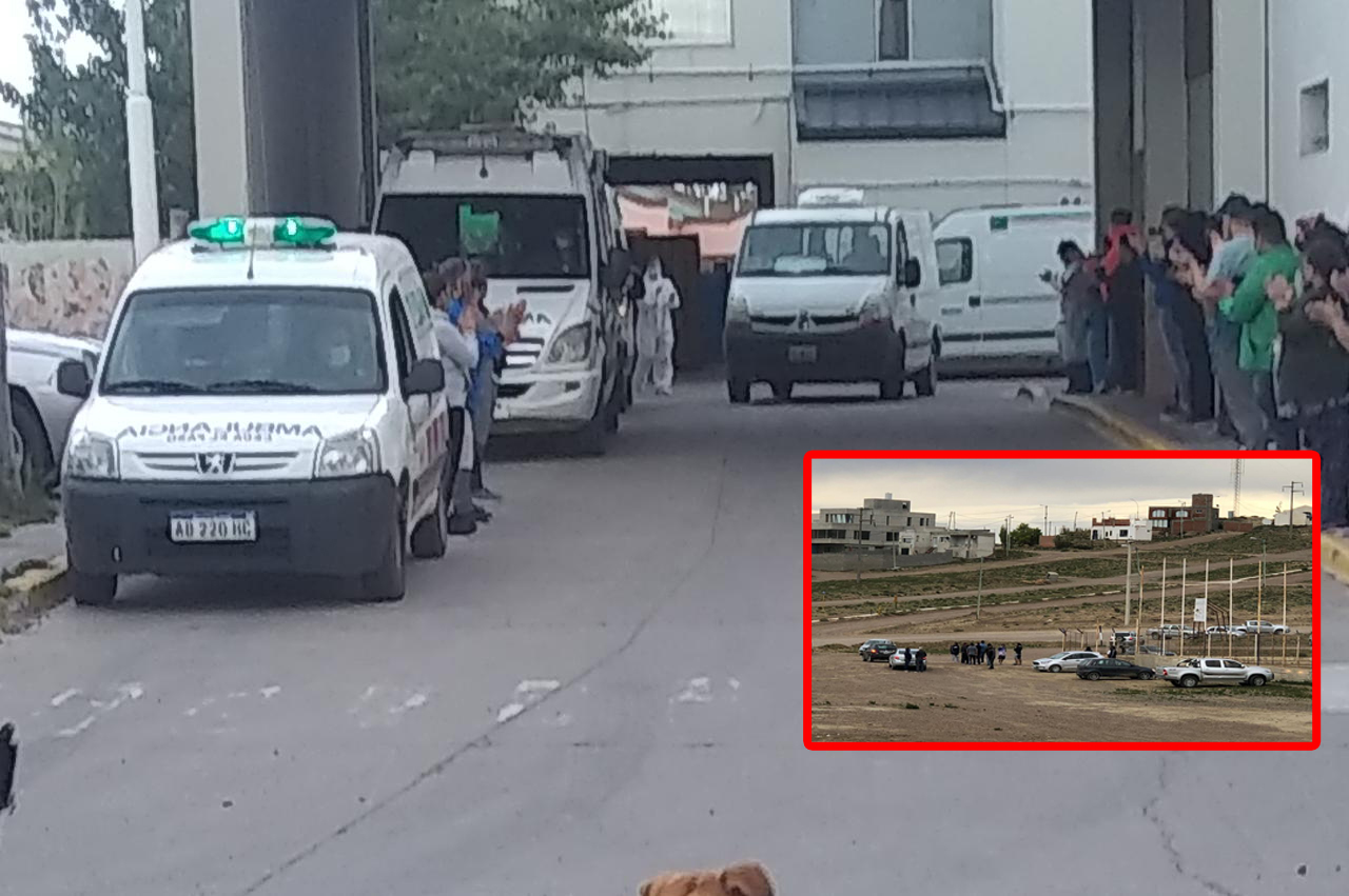 Emotiva despedida a Claudio Carrizo, el primer fallecido de Caleta Olivia por coronavirus