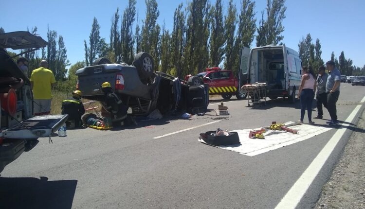 Cerca de Sarmiento: caletenses involucrados en un choque con heridos en la Ruta 26