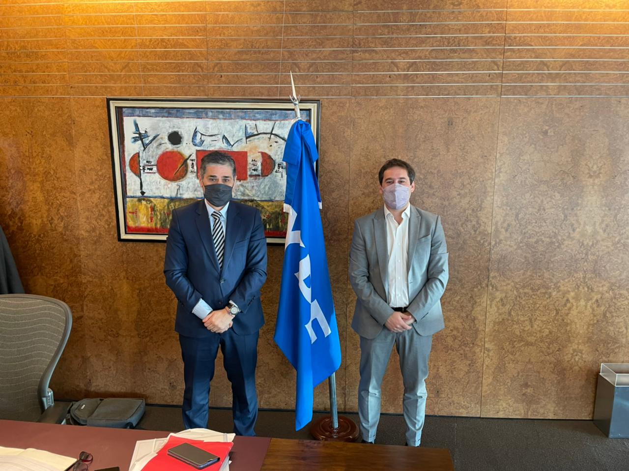 Luque se reunió con el presidente de YPF por el proyecto de Ley de Hidrocarburos