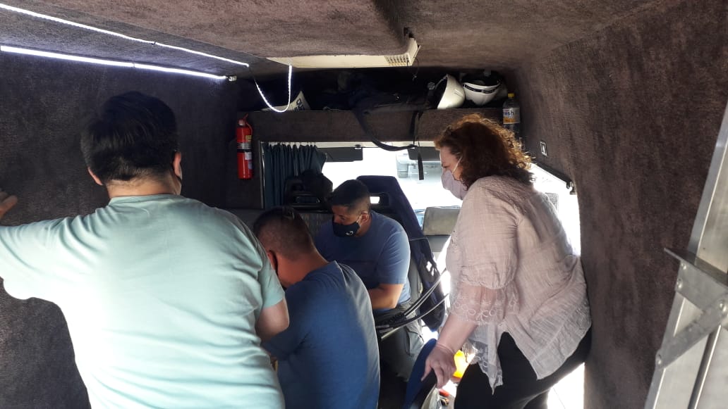 Trabajan en la red provincial de fibra óptica