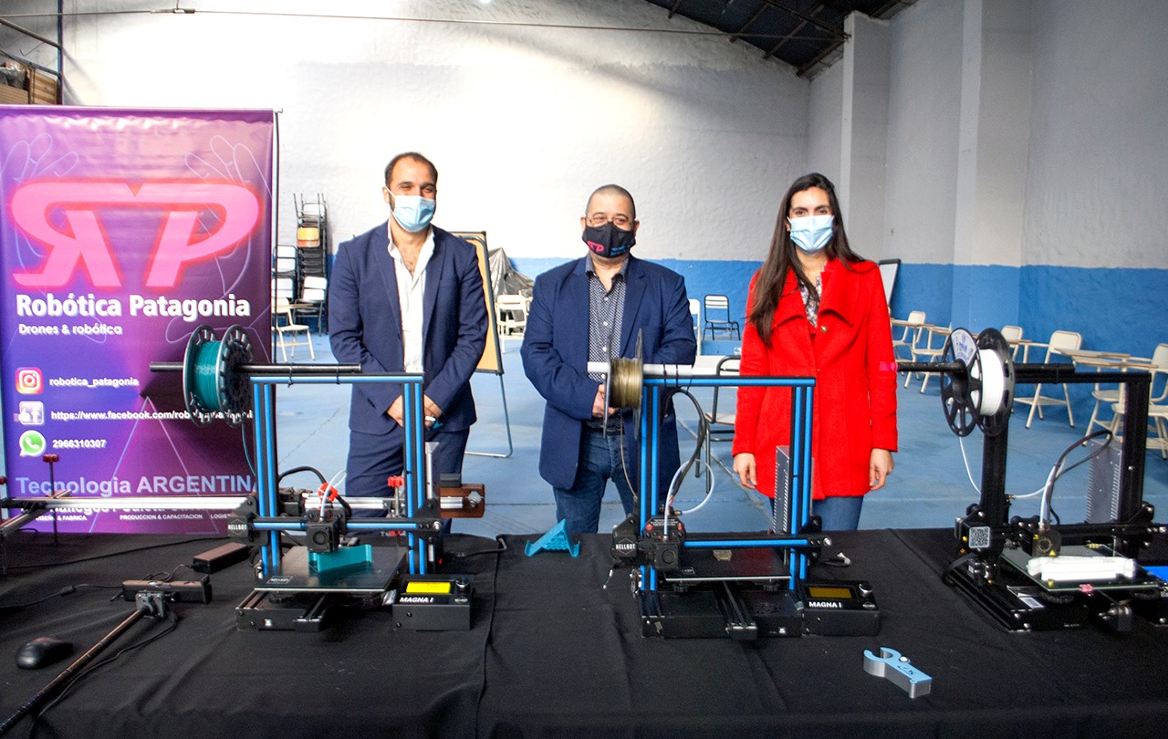 Presentaron el curso de Diseño e Impresión 3D para Caleta Olivia
