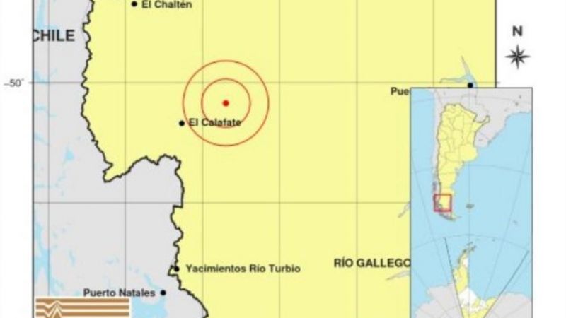 Los temblores en El Calafate tendrían su origen en la falla geológica del Río Bote