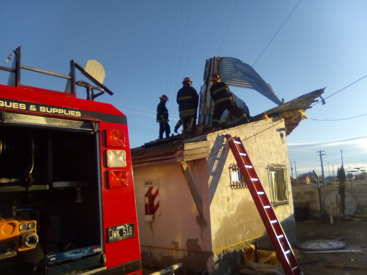 Múltiples intervenciones de bomberos en la provincia