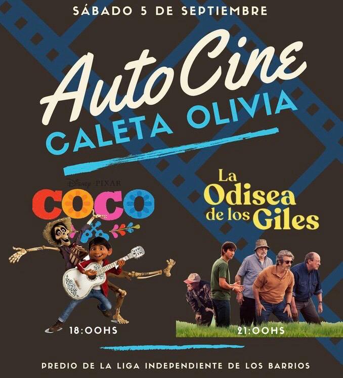 El fin de semana los caletenses  tendremos autocine en la cancha de la liga de los barrios