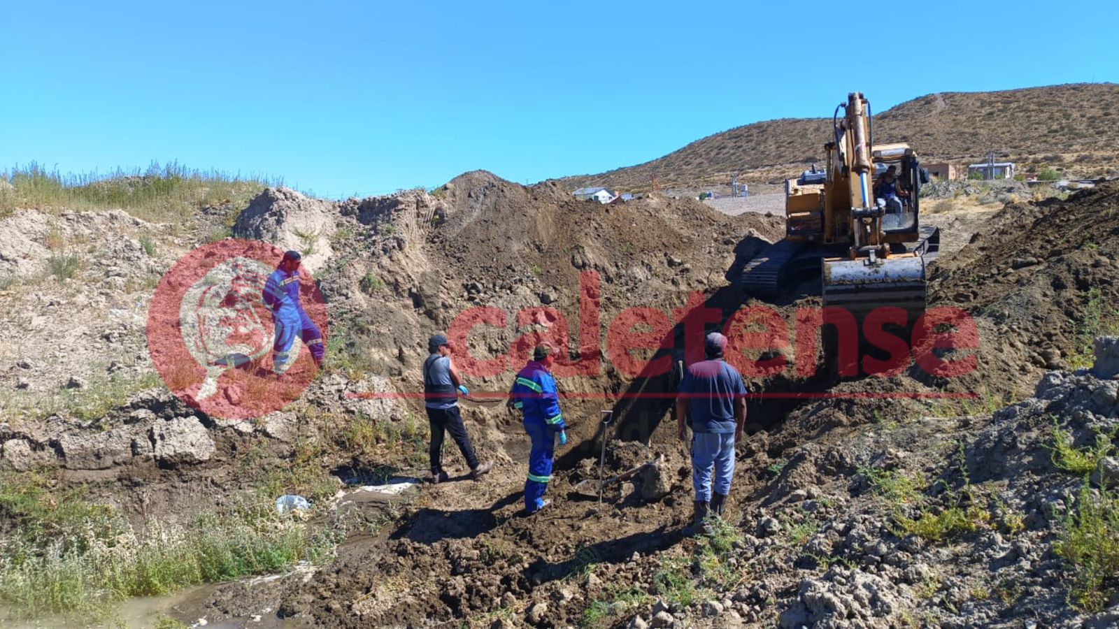 Como sigue la reparación del acueducto en el barrio Rotary 23