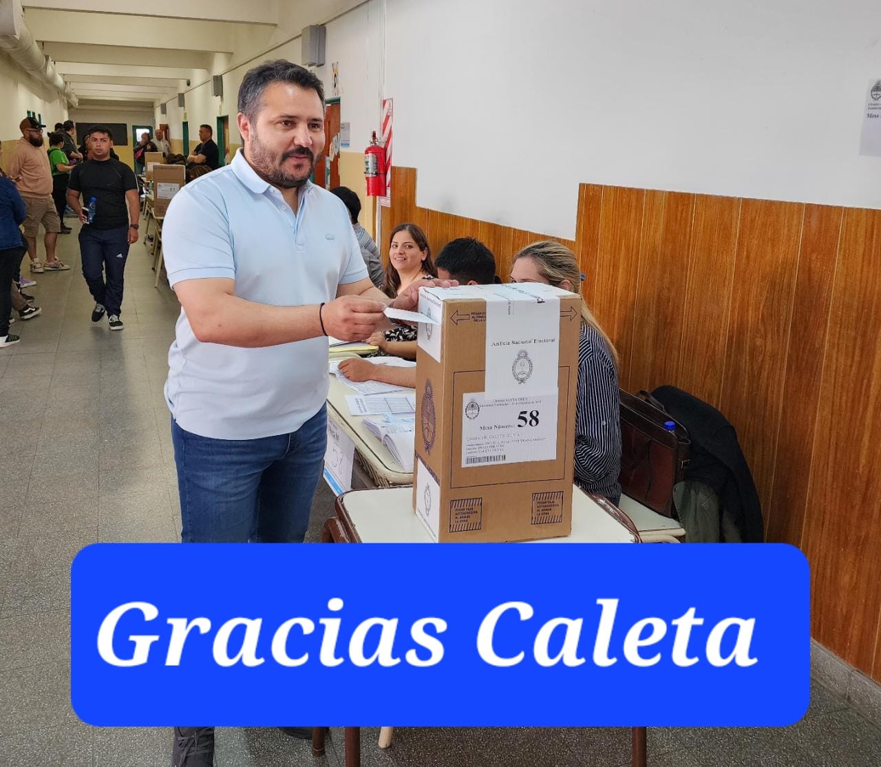 Pablo Carrizo agradeció el voto de confianza y destacó que vienen 