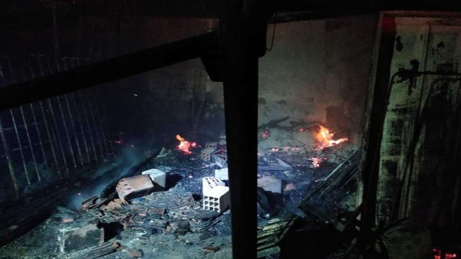 Se incendió una casa en el barrio Bicentenario