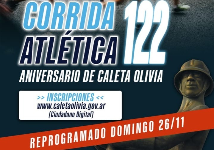 122° Aniversario Caleta Olivia: Se postergaron las actividades por el temporal de viento 