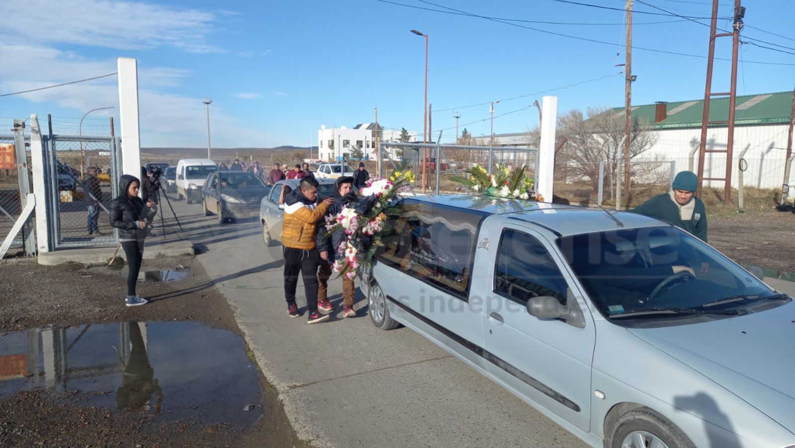 Ultimo adios a Diogenes Gutierrez estibador con 20 años de servicio 
