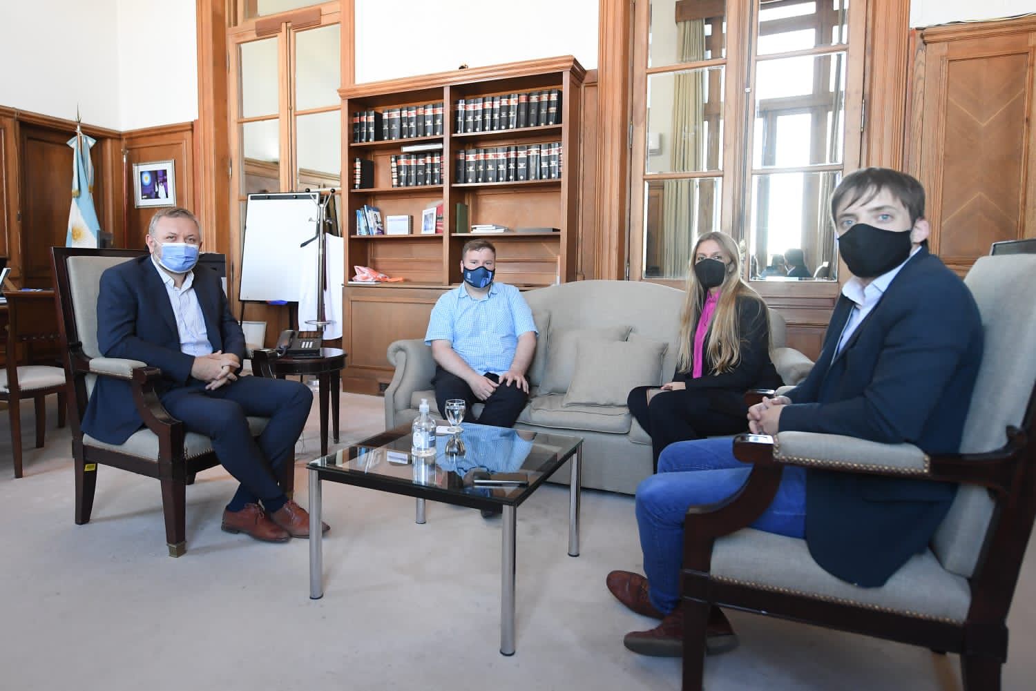 Autoridades nacionales reciben a Julio Bellomo en Buenos Aires