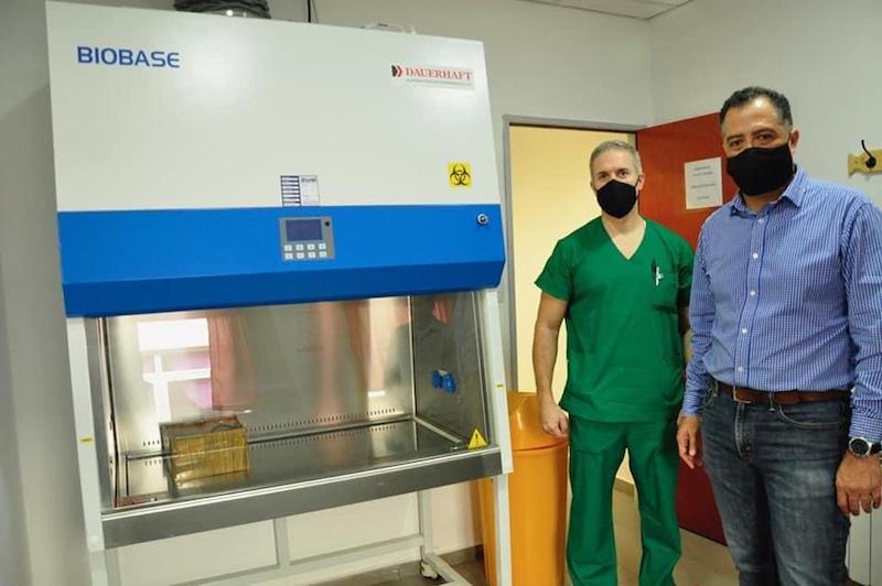 En pocos días el hospital de Caleta Olivia podrá realizar análisis de PCR en su propio laboratorio