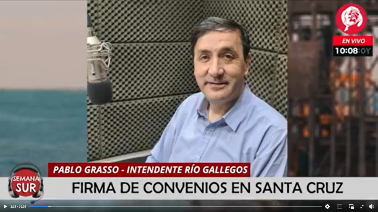Pablo Grasso habló sobre lo que haría en Caleta si fuera gobernador