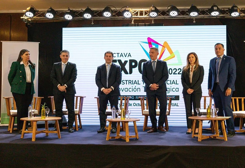 Quiroga participó de la Expo Industrial en Comodoro Rivadavia