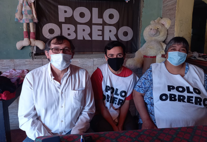 El Polo Obrero inauguró ropero comunitario