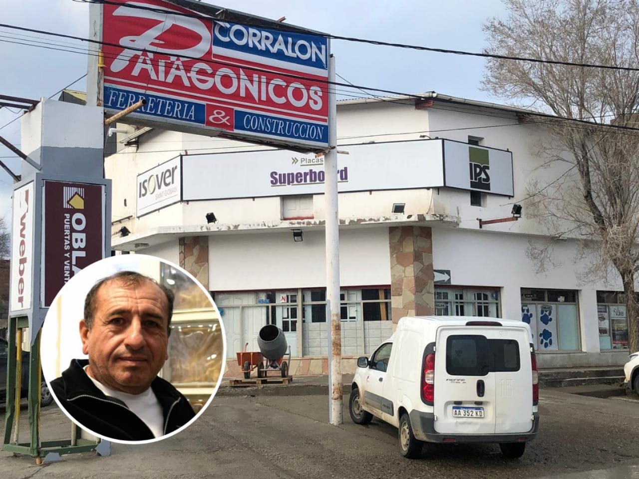 Estafan a nombre de un corralón caletense: 