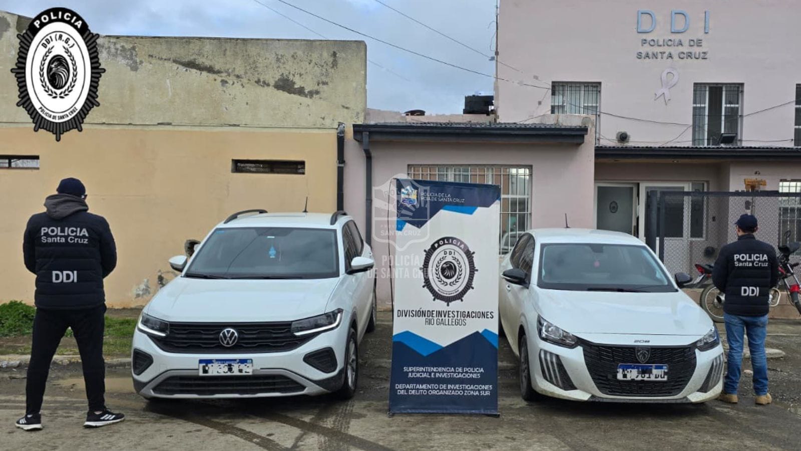 Allanaron una vivienda y secuestraron dos autos “mellizos” con numeraciones adulteradas en Río Gallegos