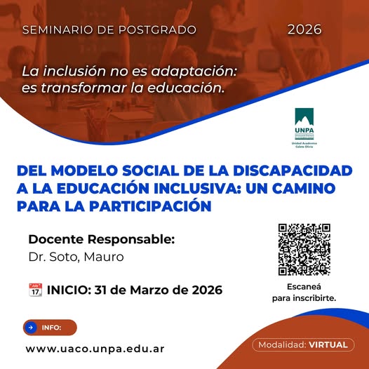 Seminario de educación inclusiva en la UNPA