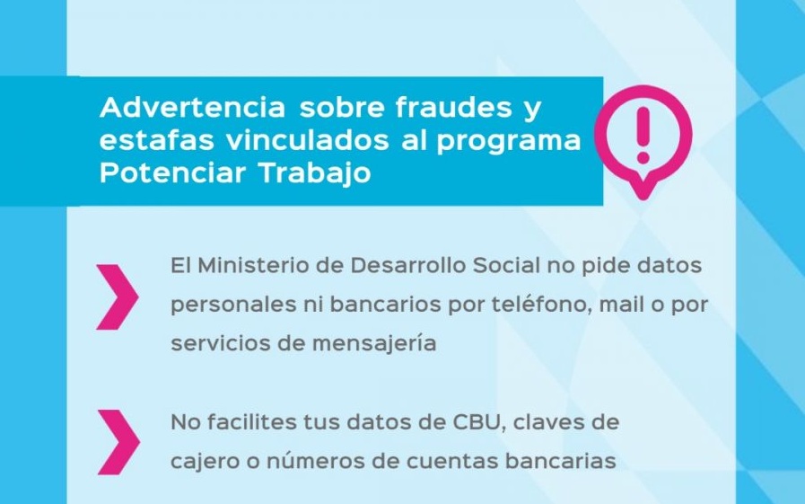 Potenciar Trabajo: informan los canales oficiales de consulta