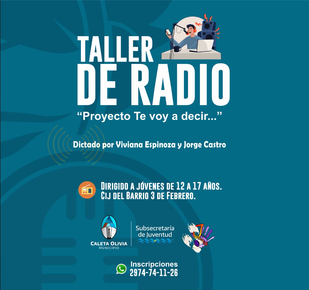 Brindarán un taller de radio denominado 